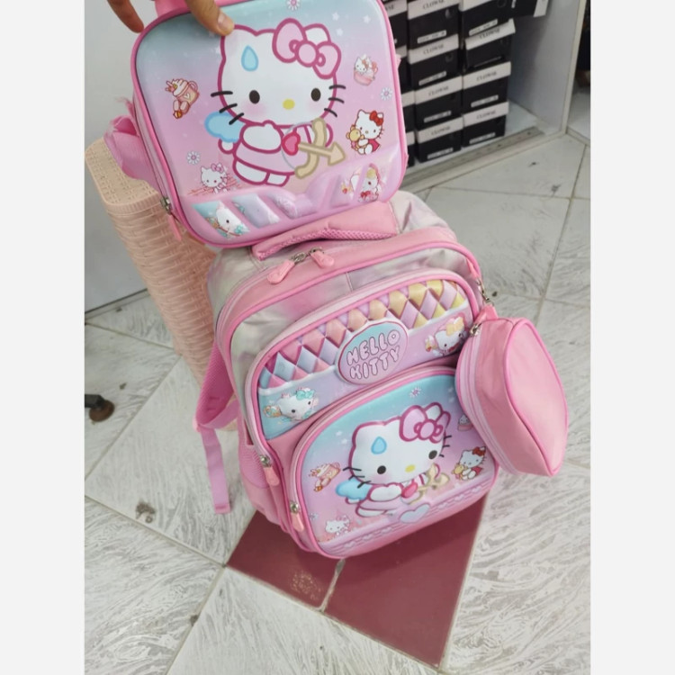 کیف و کوله سه تیکه چرخ دار دخترانه و پسرانه